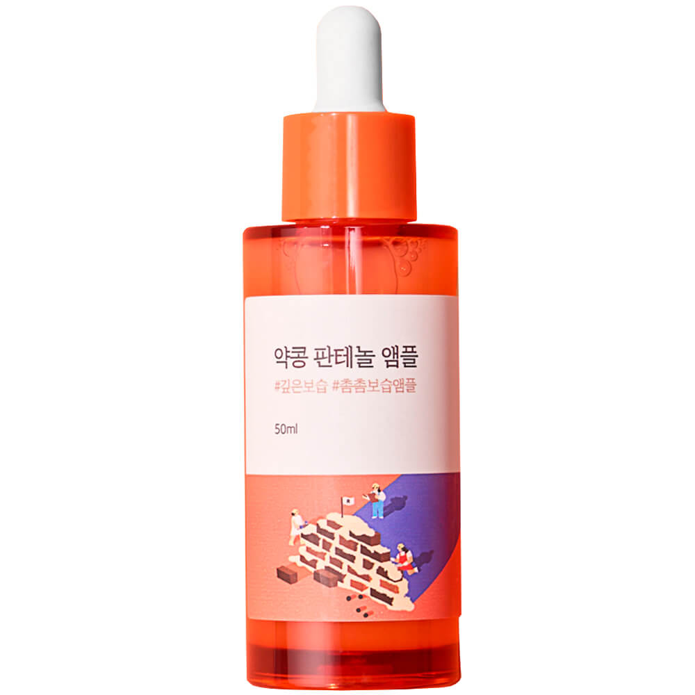 Барьерная ампула с чёрной соей и пантенолом Round Lab Soybean Panthenol Ampoule, 50 мл